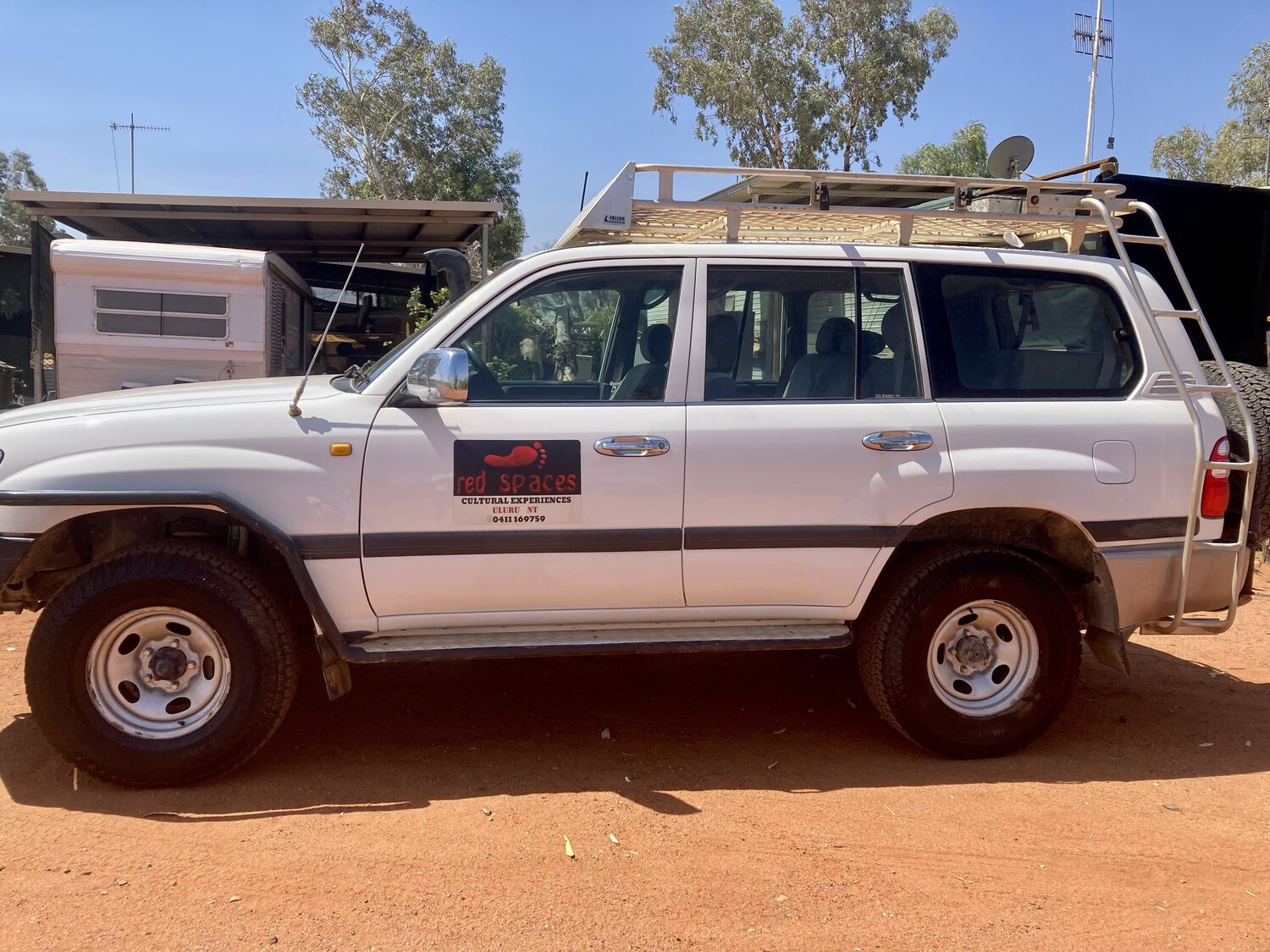 Four-wheel drive on a Red Centre track